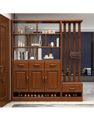 New solid wood hall edge cabinet