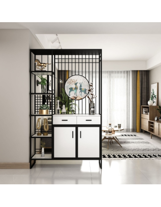 Minimalist decorative partition cabinet