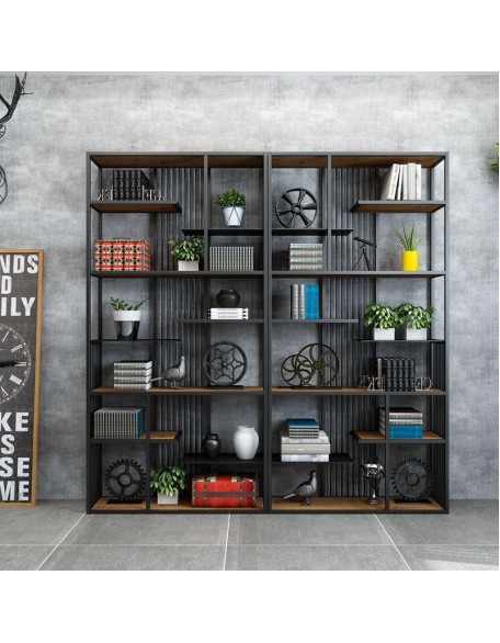 New American style iron storage rack