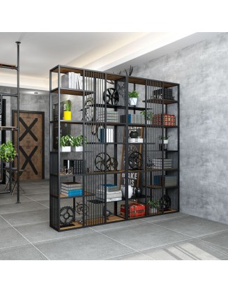 New American style iron storage rack