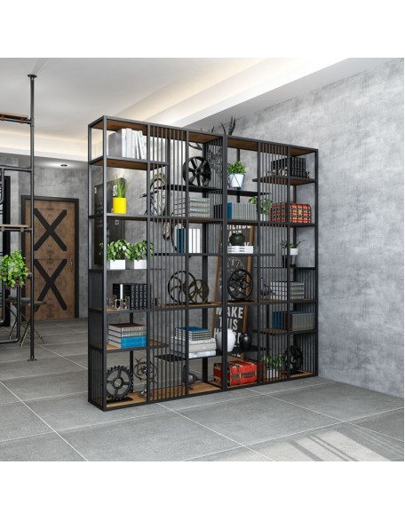 New American style iron storage rack
