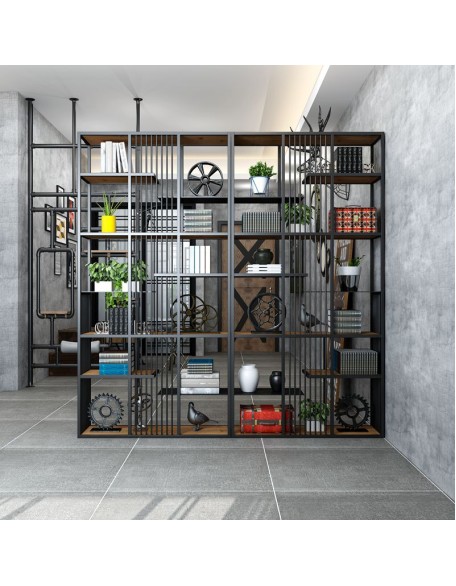 New American style iron storage rack