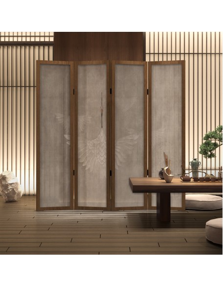 Tea Room Zen Spirit Immortal Folding Screen