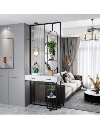 Creative storage hall cabinet