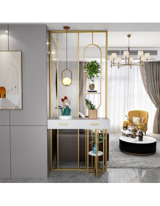 Creative storage hall cabinet