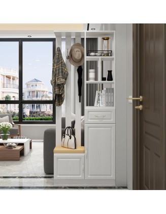 Minimalist style foyer cabinets