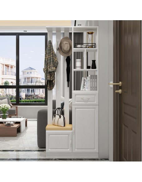 Minimalist style foyer cabinets