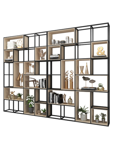 American style industrial iron storage rack