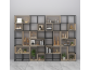 American style industrial iron storage rack