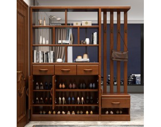 New solid wood hall edge cabinet