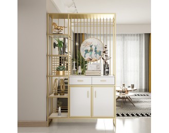 Minimalist decorative partition cabinet